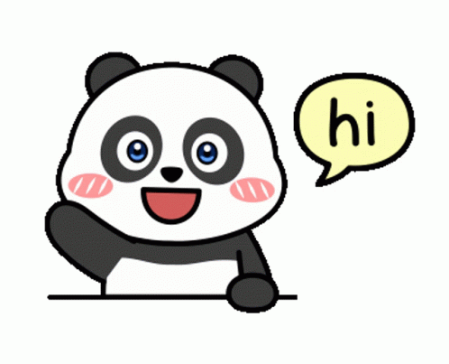 Panda Hi GIF - Panda Hi Cute - Discover & Share GIFs