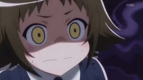 Anime Terrified Face