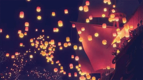 Disney Lanterns GIF - Disney Lanterns Tangled - Discover & Share GIFs