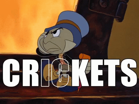 Crickets Jimmy Cricket GIF - Crickets JimmyCricket Waiting GIFs