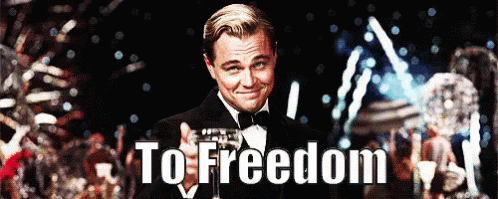 To Freedom GIF - ToFreedom Freedom Cheers - Discover & Share GIFs