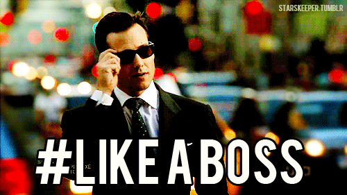 Image result for like a boss gif"