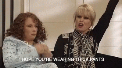 Joanna Lumley Thick Pants GIF - JoannaLumley ThickPants Abfab - Discover &  Share GIFs