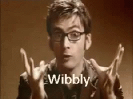 Image result for dr who wibbly wobbly timey wimey"