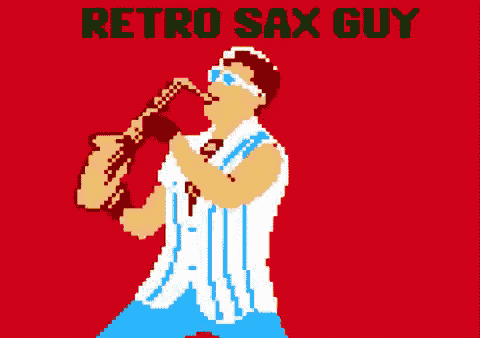 epic sax guy 8bit gif saxguy retro 8bit discover share gifs