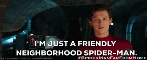 Tom Holland Spider Man GIF - TomHolland SpiderMan FriendlyNeighborhood GIFs