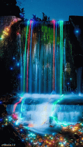 waterfall gif animation fantasy