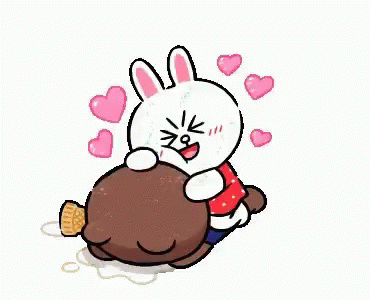 Brown And Cony Cute GIF - BrownAndCony Cute IceCream - Discover & Share ...