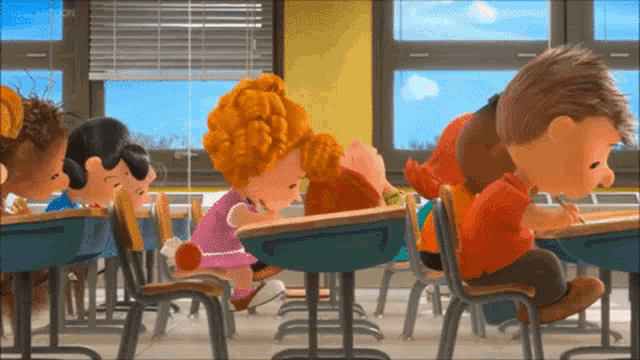 Snoopy Classroom GIF - Snoopy Classroom Cute - Discover & Share GIFs