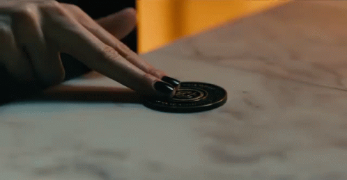 coin flip yes no gif