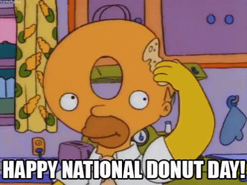 Happy National Donut Day Gif Homer Simpsons Discover Share Gifs Happy National Donut Day Gif Homer Simpsons Discover Share Gifs