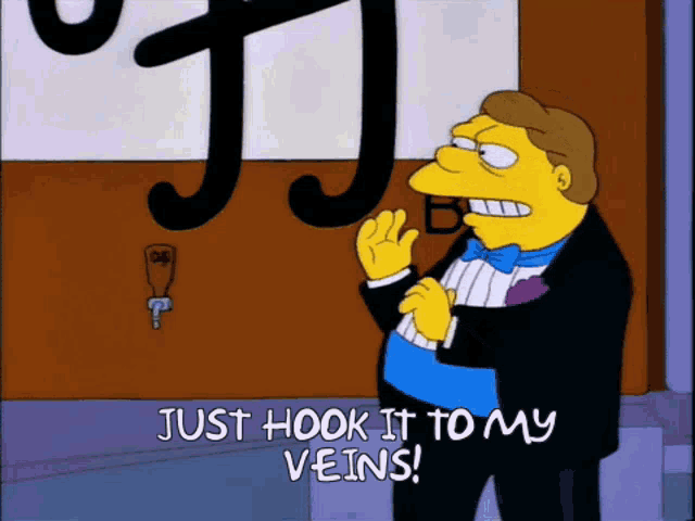 barney simpsons hook it into my veins barney simpsons hook it into my veins