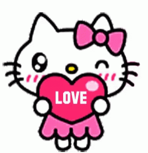  Hello Kitty Love  GIF HelloKitty Love  Heart Discover 