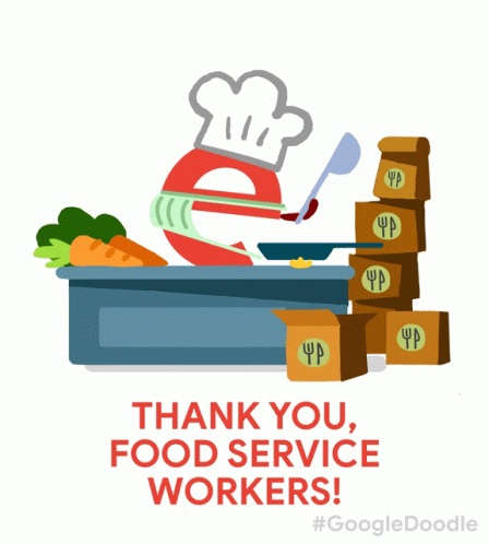 Thank You Food Service Workers Essential Employee GIF - ThankYouFoodServiceWorkers EssentialEmployee Chef GIFs