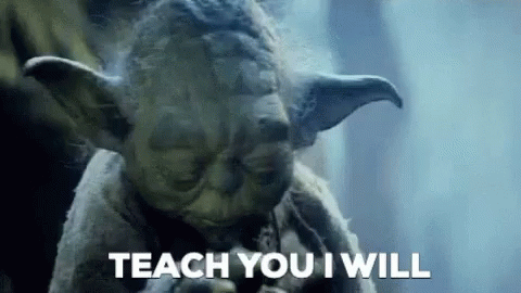 Teach You Yoda GIF - TeachYou Yoda StarWars GIFs