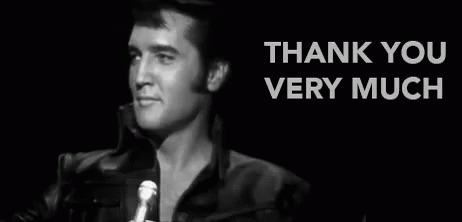 Thank You Very Much GIF - Elvispresley Kingofpop ...