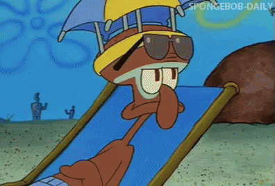 Squidward Sunburn GIF - SunBurn Spongebob Squidward - Discover & Share GIFs