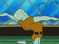 Squidward Handsome GIF - Squidward Handsome Falling - Discover & Share GIFs