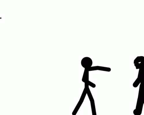Nope Stick Man GIF - Nope StickMan Fight - Discover & Share GIFs