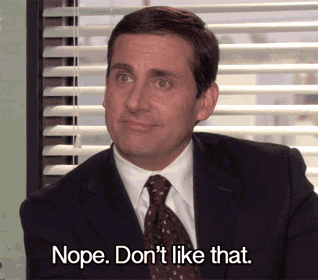 Nope The Office GIF - Nope TheOffice DontLikeThat - Discover & Share GIFs