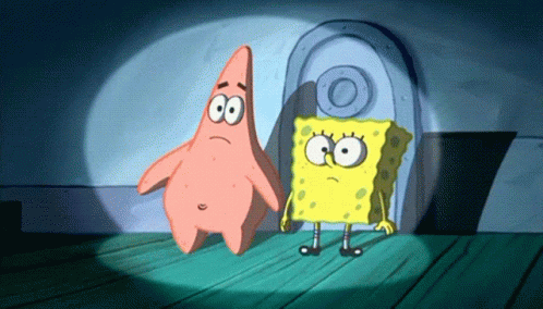 Spongebob Squarepants Patrick Star GIF - SpongebobSquarepants PatrickStar Caught GIFs