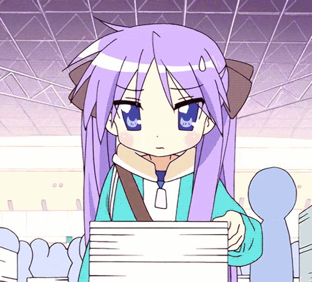 Research Lucky Star GIF - Research LuckyStar Kagami - Discover & Share GIFs