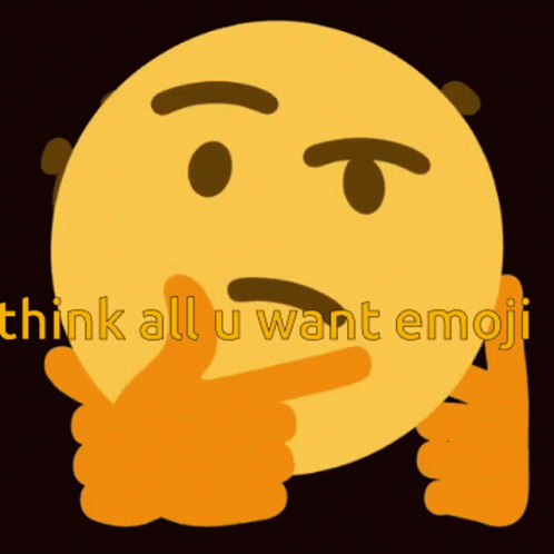 Emoji Thinking GIF - Emoji Thinking Hmm - Discover & Share GIFs