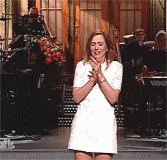 Kristen Wiig SNL GIF - KristenWiig SNL Clapping - Discover & Share GIFs