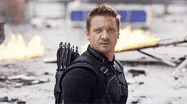 Image result for made you look gif hawkeye