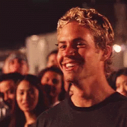 Image result for gif paul walker smiling