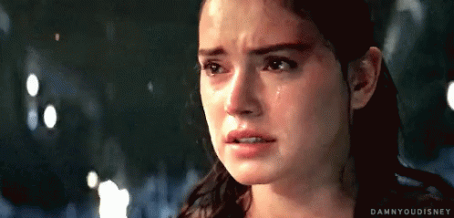 Image result for daisy ridley rey cry gif