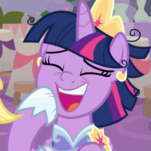 Twilight Sparkle Laughing GIF - TwilightSparkle Laughing Mlp - Discover &  Share GIFs