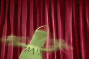 Image result for excited kermit gif