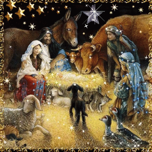 baby jesus christmas gif