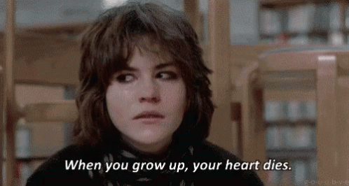 The Breakfast Club When You Grow Up GIF - TheBreakfastClub WhenYouGrowUp YourHeartDies - Discover & Share GIFs