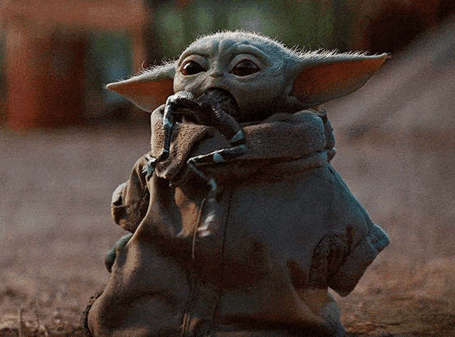Baby Yoda Gifs