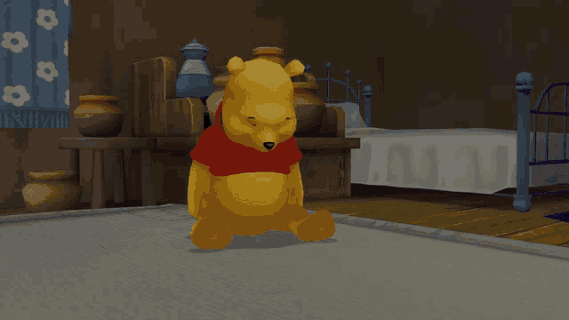 Pooh Soul GIF - Pooh Soul Left - Discover & Share GIFs