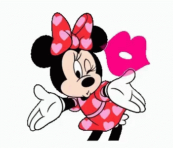 Besos Minnie Mouse GIF - Besos MinnieMouse Kisses GIFs