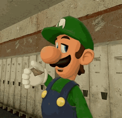 Luigi What GIF Luigi What Huh Discover & Share GIFs