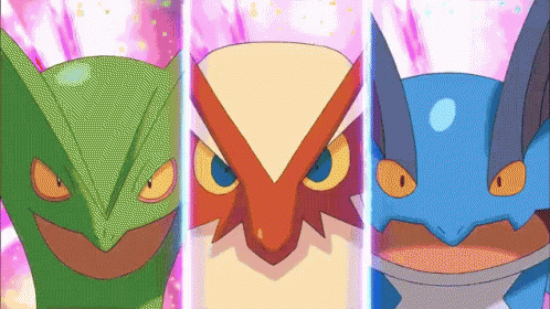 mega evolution blaziken gif