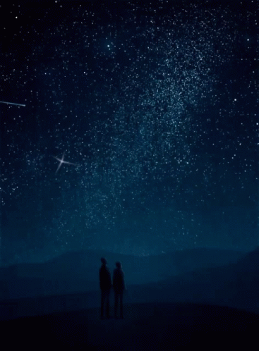 Couple Stargazing GIF - Couple Stargazing Stars - Discover & Share GIFs