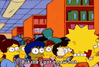 New Hat Lisa GIF - NewHat Lisa Smithers - Discover & Share GIFs
