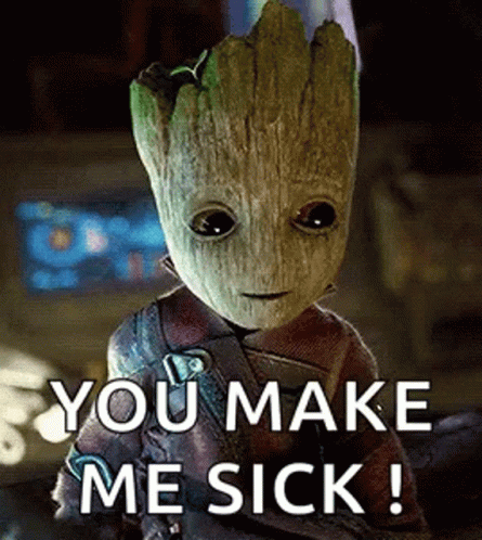 Baby Groot Vomit GIF - Baby Groot Vomit Guardians Of The Galaxy GIFs