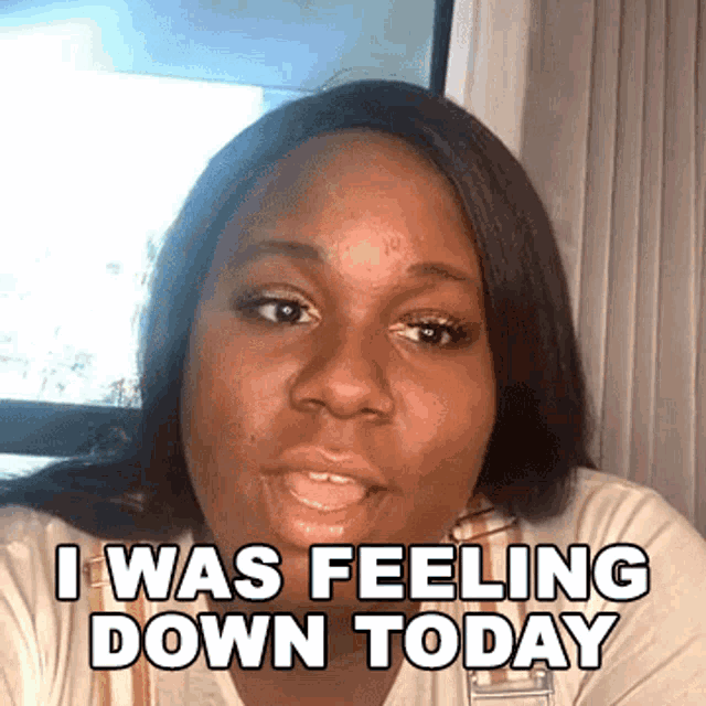 I Was Feeling Down Today Alex Newell GIF - I Was Feeling Down Today Alex Newell Cameo GIFs