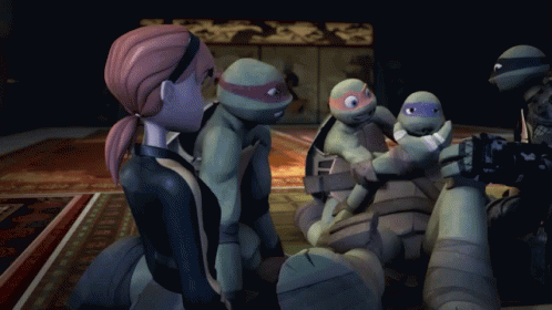 Messing With Donnie GIF - Teenage Mutant Ninja Turtles Tmnt Series Tmnt GIFs
