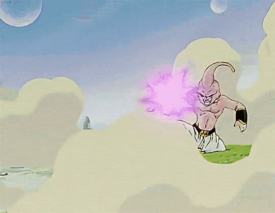 a sword is flying over a field with a crescent moon in the background