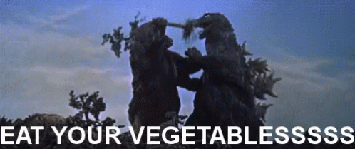 Eat Godzilla GIF - Eat Godzilla Veggies GIFs