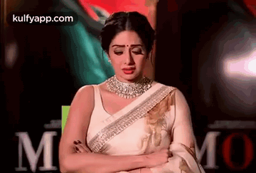 Actress Sridevi Crying Moment.Gif GIF - Actress Sridevi Crying Moment Sridevi Trending GIFs