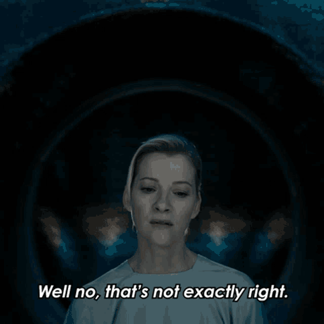 Well No Thats Not Exactly Right Janet Warren GIF - Well No Thats Not Exactly Right Janet Warren The Twilight Zone GIFs