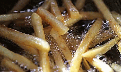 Fries Frying Carbs GIF - Fries Frying Carbs Side Of GIFs